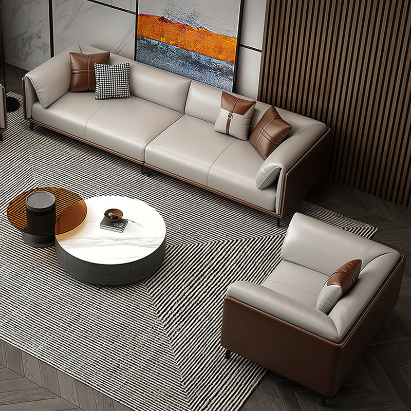 Latitude Run® Euphemios 3 Piece Vegan Leather Living Room Set Wayfair